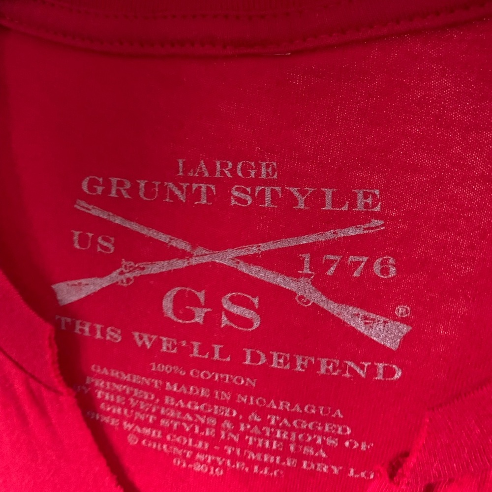 Woman’s grunt style vday shirt